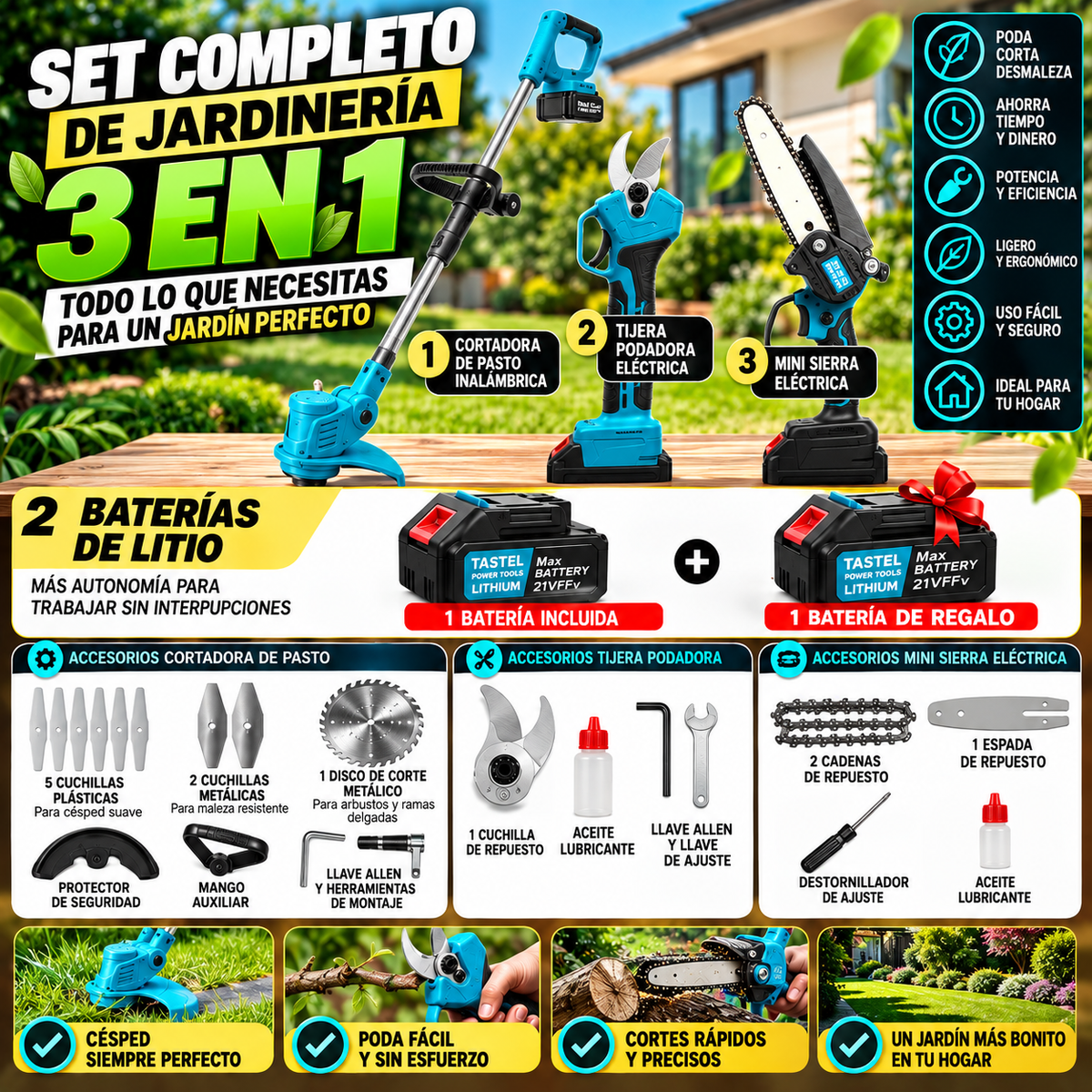 KIT JARDÍN 3 EN 1 | HAZLO TÚ MISMO Y AHORRA TIEMPO Y DINERO