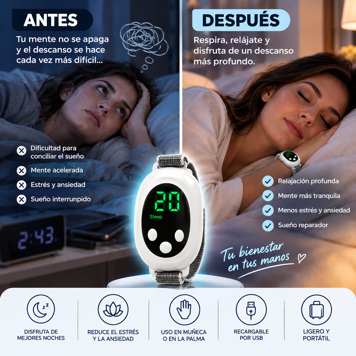 SleepZen™ | Tú Aliado Contra el Estrés Diario