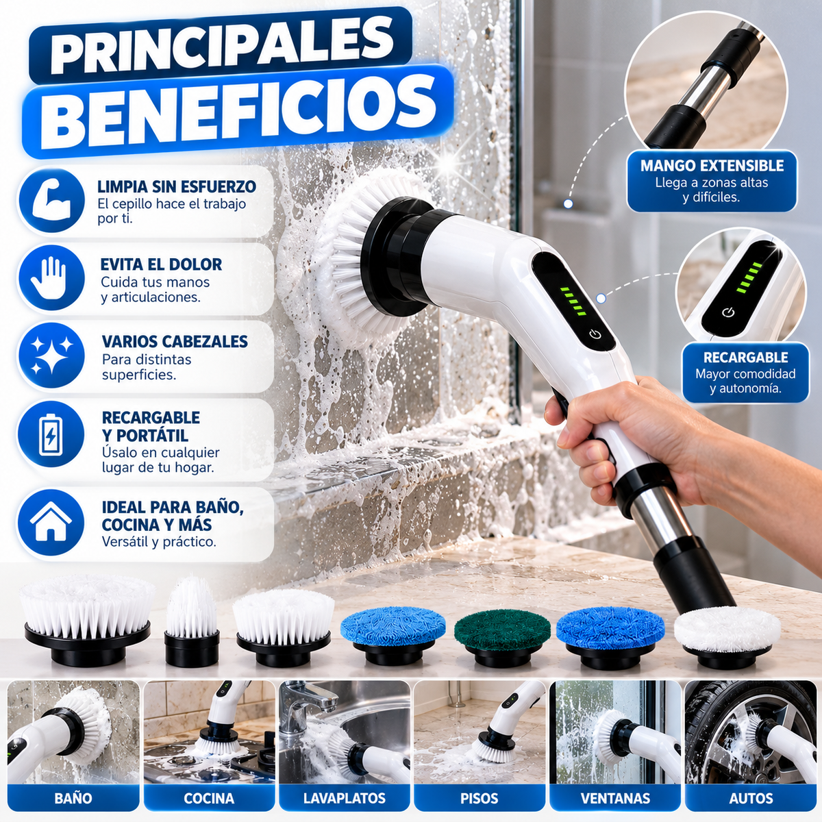 TurboClean™ | Más Limpieza Menos Dolor y Esfuerzo
