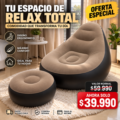 RELAXCLOUD™ | Sillón Inflable Premium
